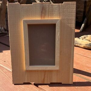Natural Wood Photo Frame